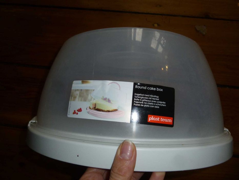 Pojemnik na tort -plast team