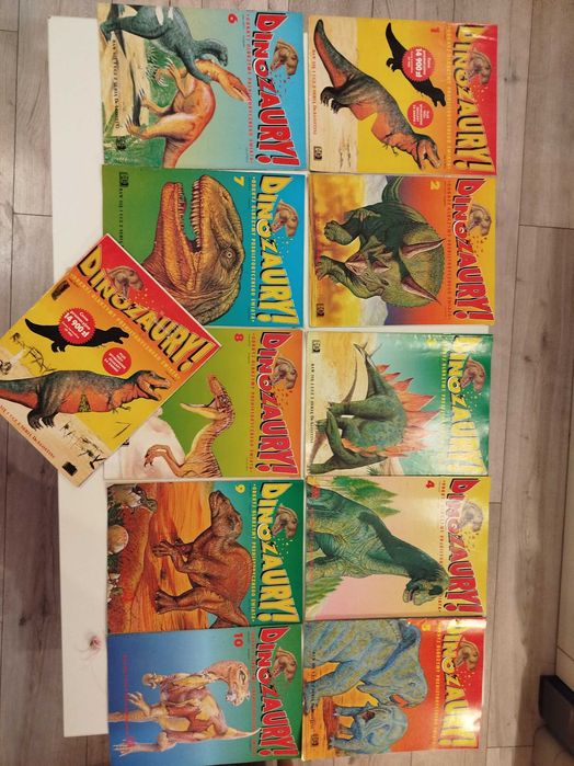 Dinozaury dwutygodnik DeAgostini 1-10 plus gratis