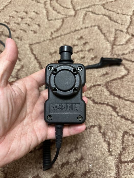 Оригінальна кнопка PTT Sordin, Peltor для активні навушники, гарнітура