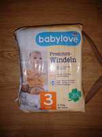 Памперсы памперси подгузники пiдгузки Pampers Babylove 3 Premium Baby