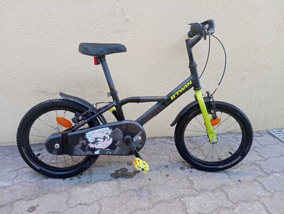 Bicicleta Infantil BTWIN 16” – Com Rodas de Apoio (Opcional)