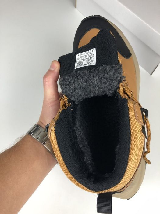 Зимові  утеплені  шкіряні водонепроникні чоловічі черевики Hoka