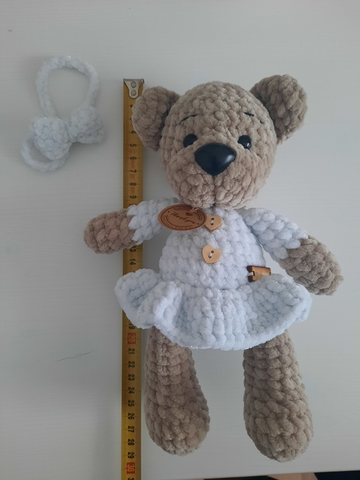 Miś robiony na szydełku amigurumi