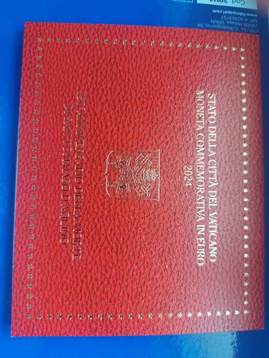 Moedas 2 euros Vaticano 2024