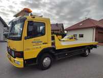 Mercedes Atego pomoc drogowa płyta najazd hydrauliczny