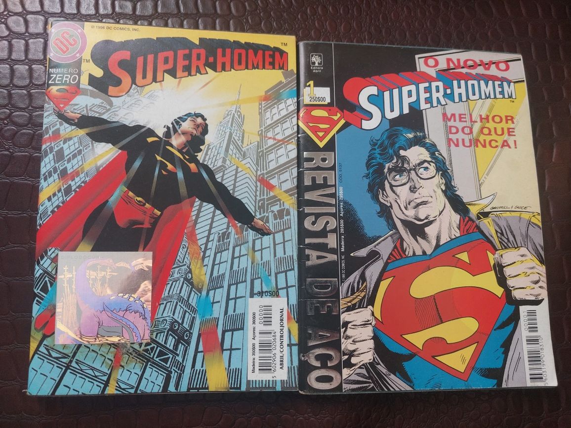 Vendo 4 revistas antigas DC Batman - Super-Homem