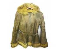 Дубленка женская короткая куртка Джунгли натуральная