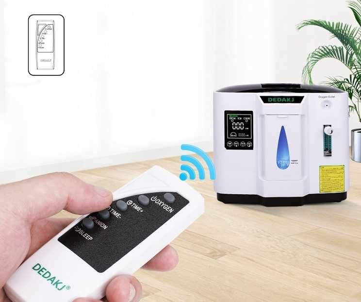 Koncentrator tlenu przenośny DEDAKJ DA-1A Tlenoterapia Generator O2