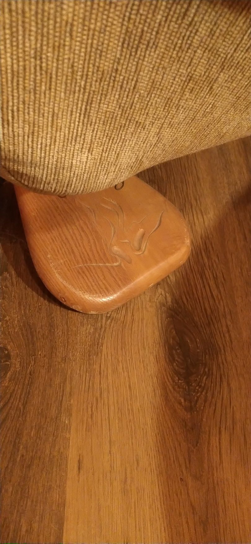 Zestaw wypoczynkowy dąb komplet fotele kanapa z funkcją spania sofa