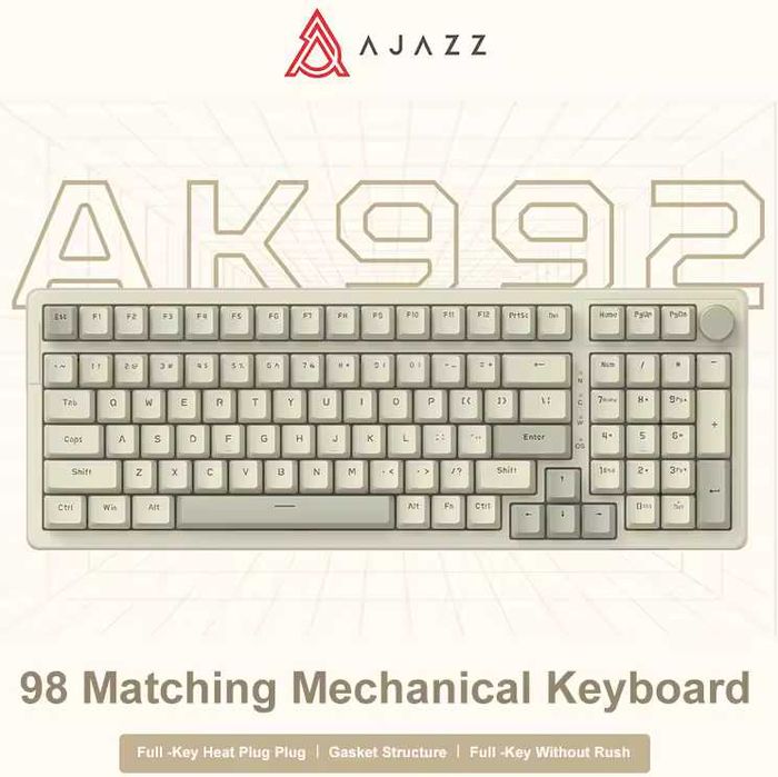 Механічна клавіатура Ajazz AK992 (98 клавіш, із цифровим блоком)
