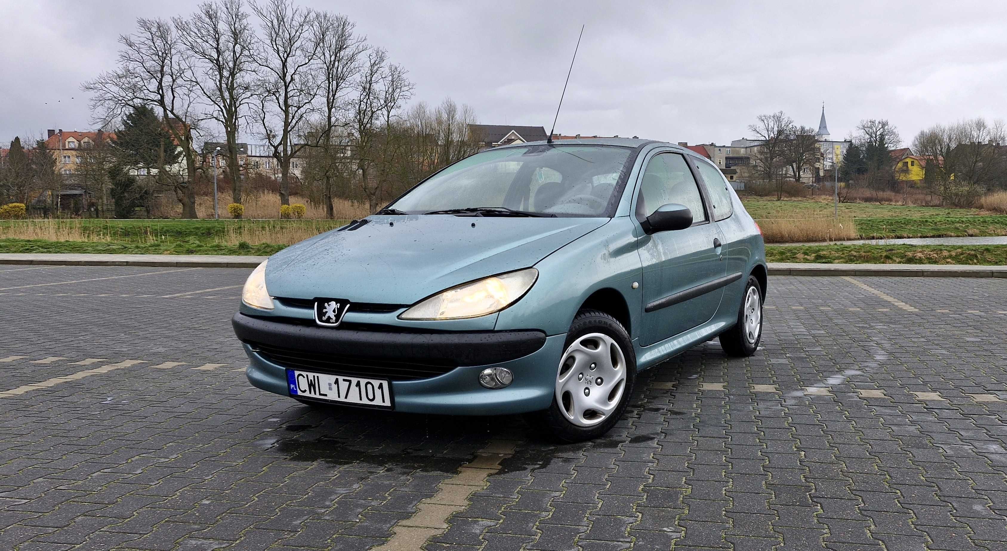 Peugeot 206 * klima * el. szyby * centralny * GAZ