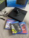 PS4 1 TB + okablowanie + pad + 3 gry | Sony PlayStation