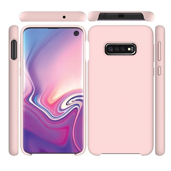 Beline Etui Silicone Samsung S10 Plus Różowo-Złoty