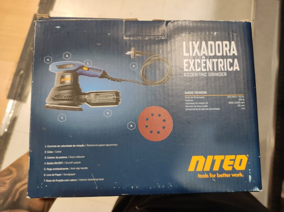 Lixadeira excêntrica da Niteo (novo)
