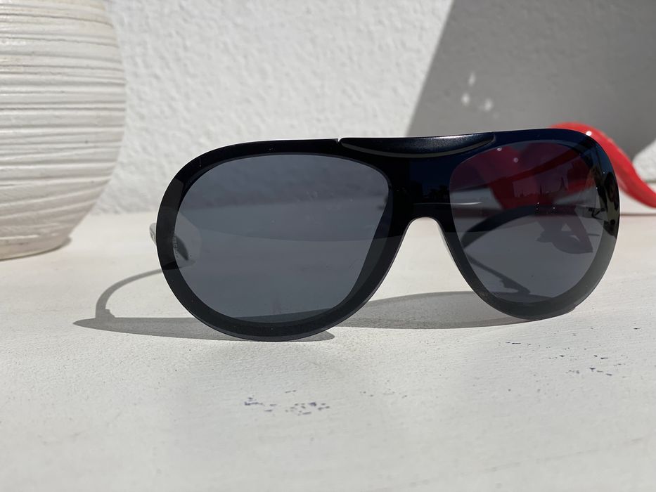 Oculos sol chanel originais pretos com lente azul