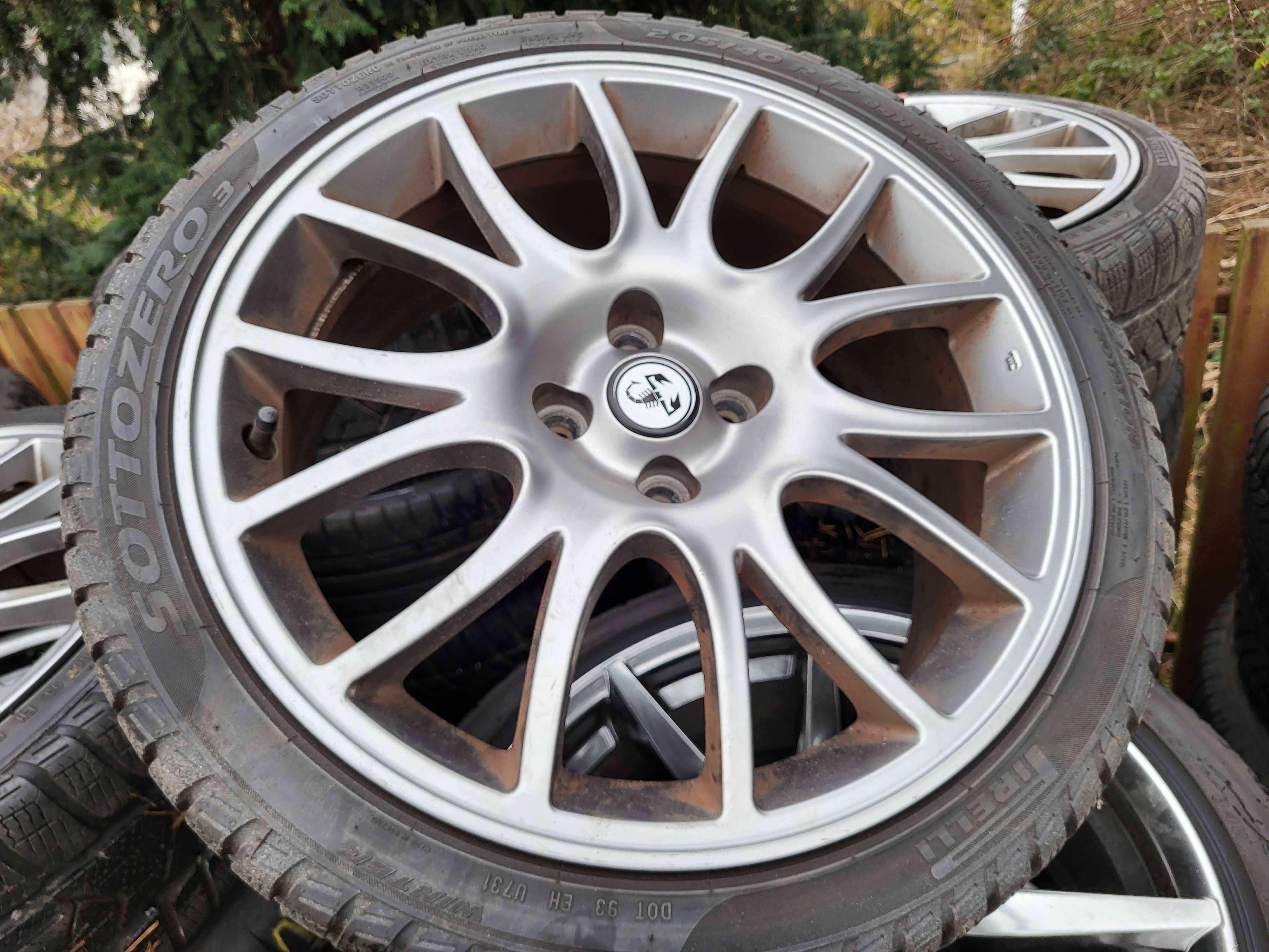 Felgi aluminiowe 17" 4x98 Fiat 500 Abarth COMPETIZIONE Panda Punto