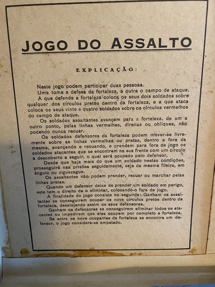 Jogo do Assalto Vintage