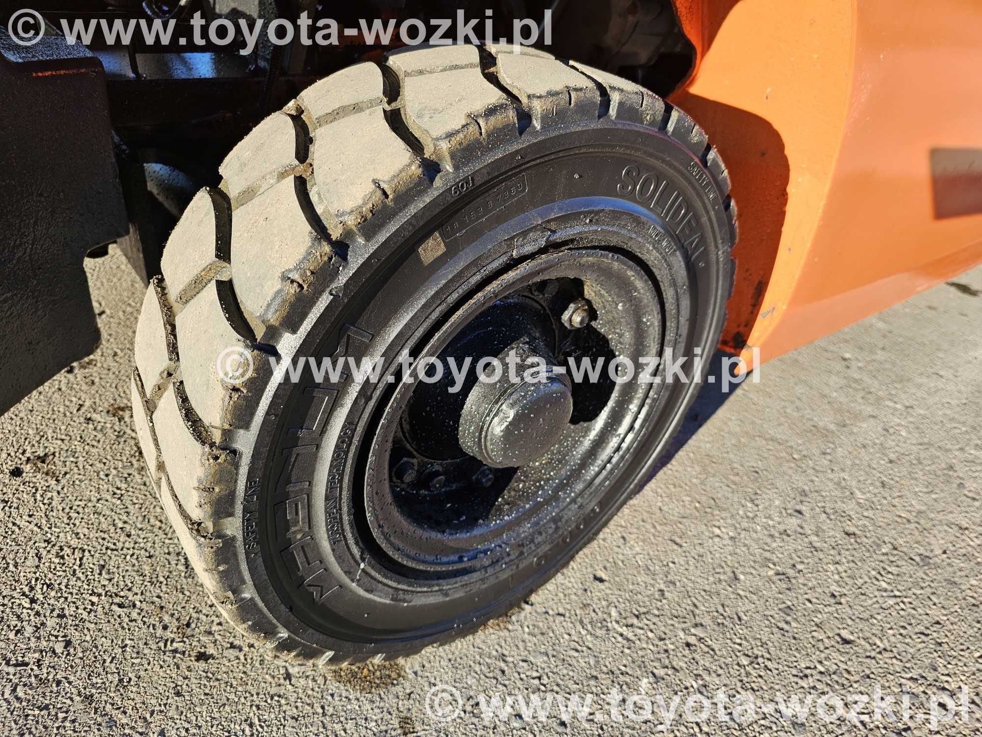 Wózek widłowy TOYOTA 8FDF25 KABINA 2500 kg, TOYOTA 8FD25 widlak Linde