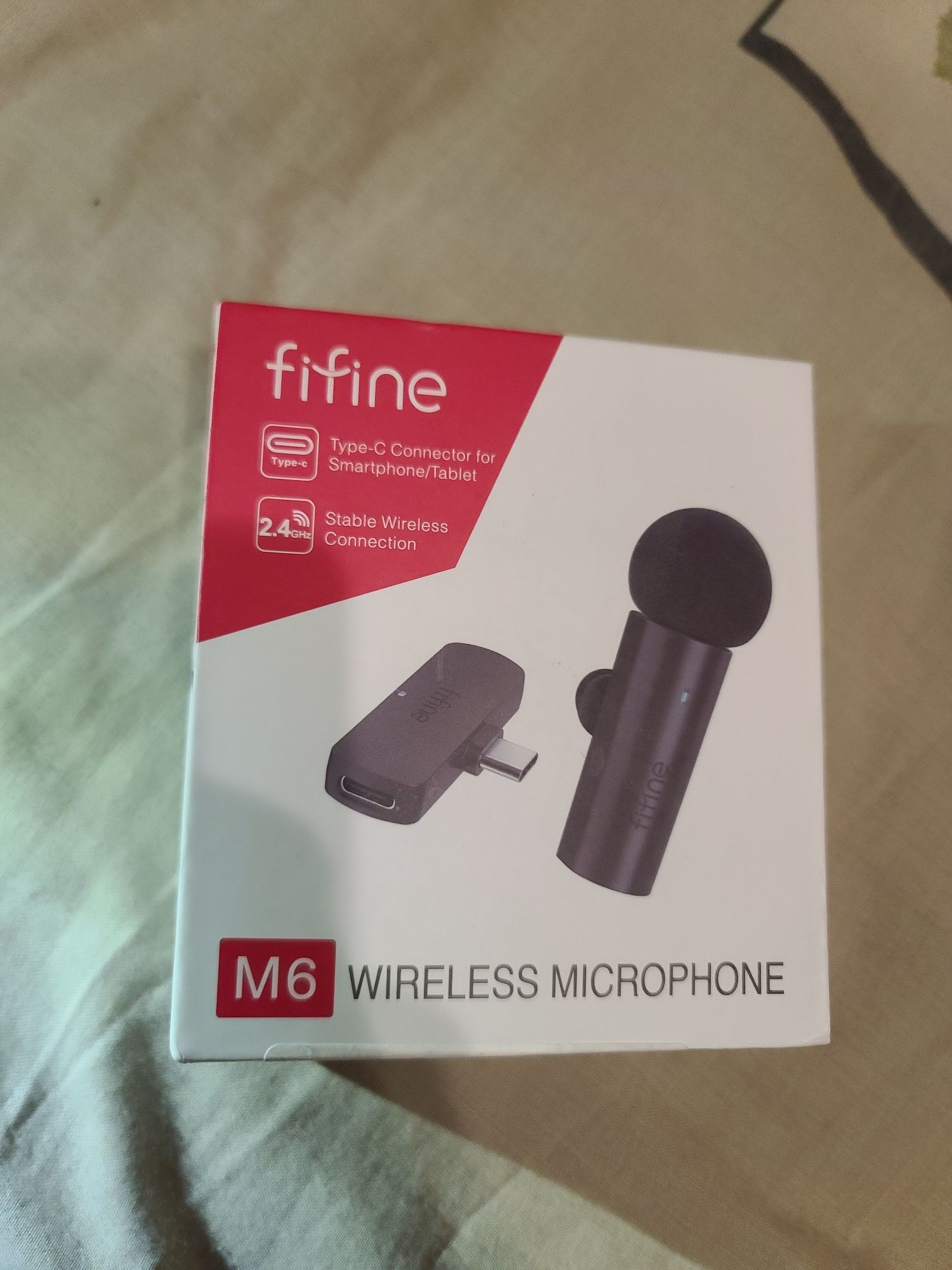 Fifine m6, беспроводной микрофон, петличка,отличное качество записи