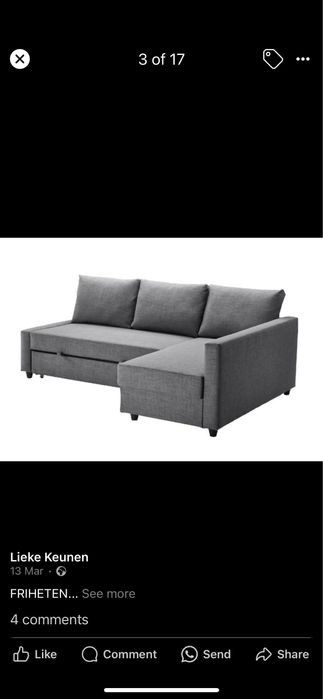 Sofa cama Friheten ikea.