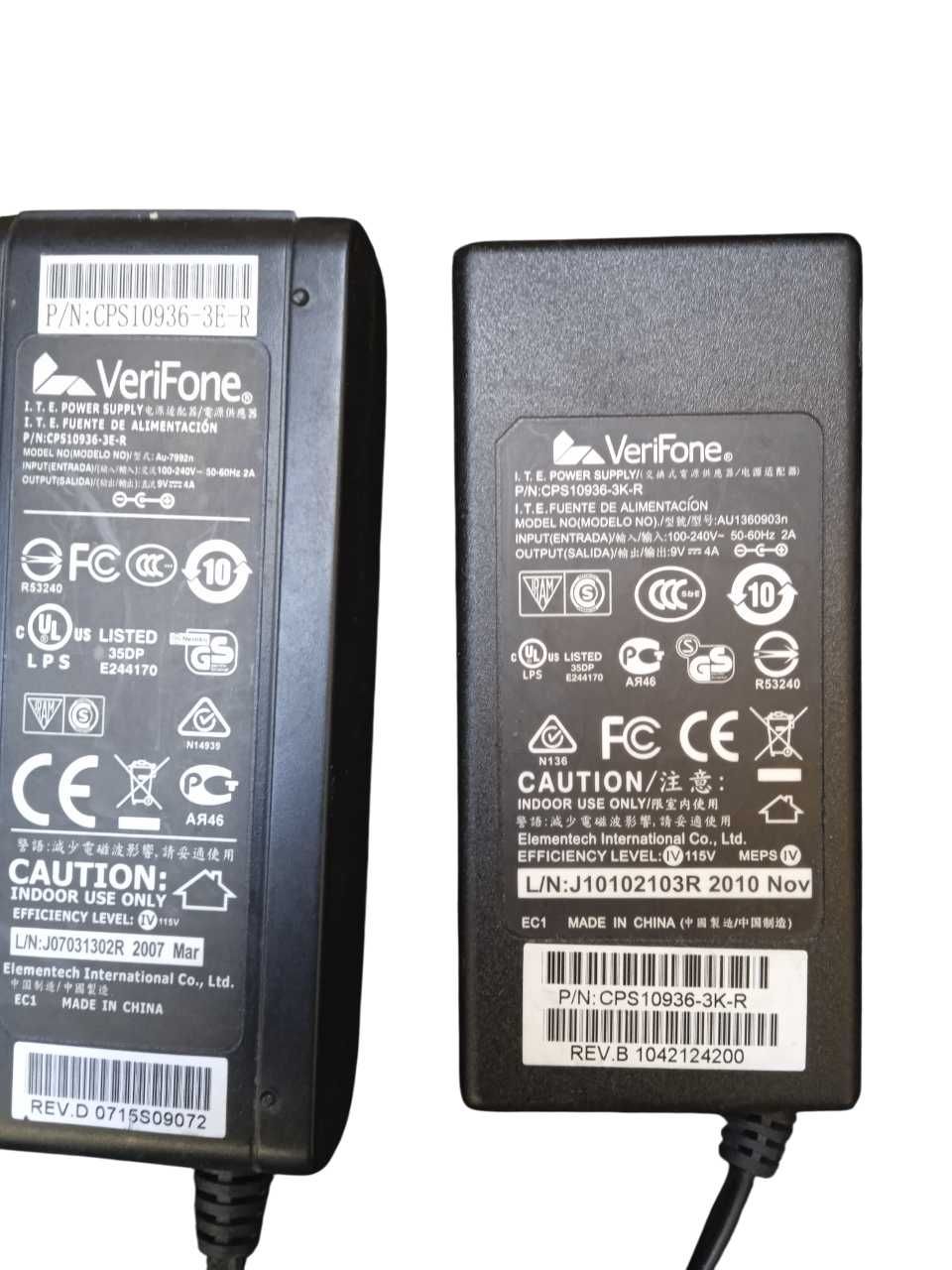 Zasilacz Ładowarka VERIFONE 9V 4A 36W