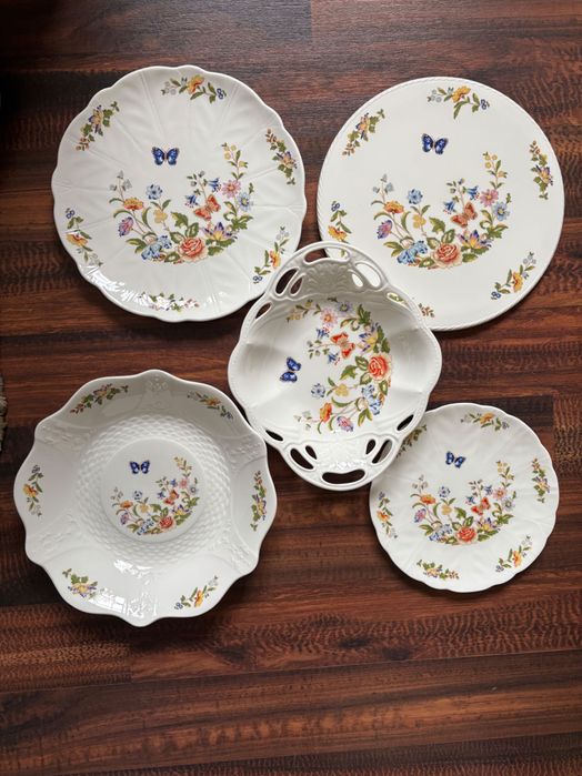 Англійська порцеляна Aynsley та ін. Мініатюри вази шкатулки тарілочки