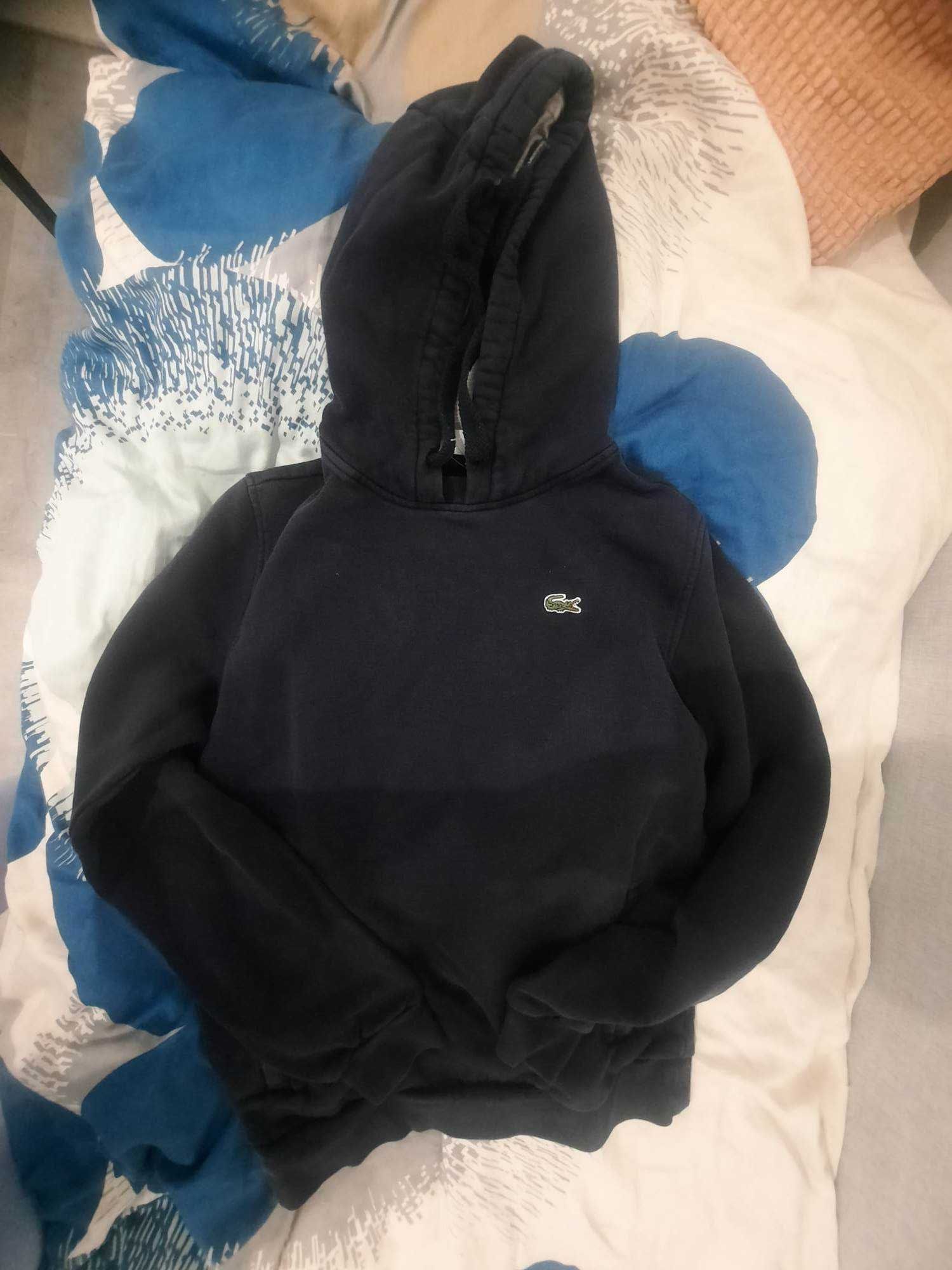 lacoste- sliczna bluza z kapturem  s