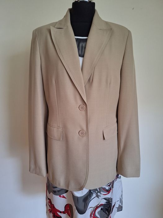 Marynarka beżow, żakiet damskiAtmosphere 14, 46, XXL