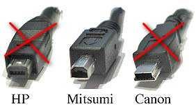 Kabel mini USB 4-pin typu MITSUMI 1.8m ActiveJet