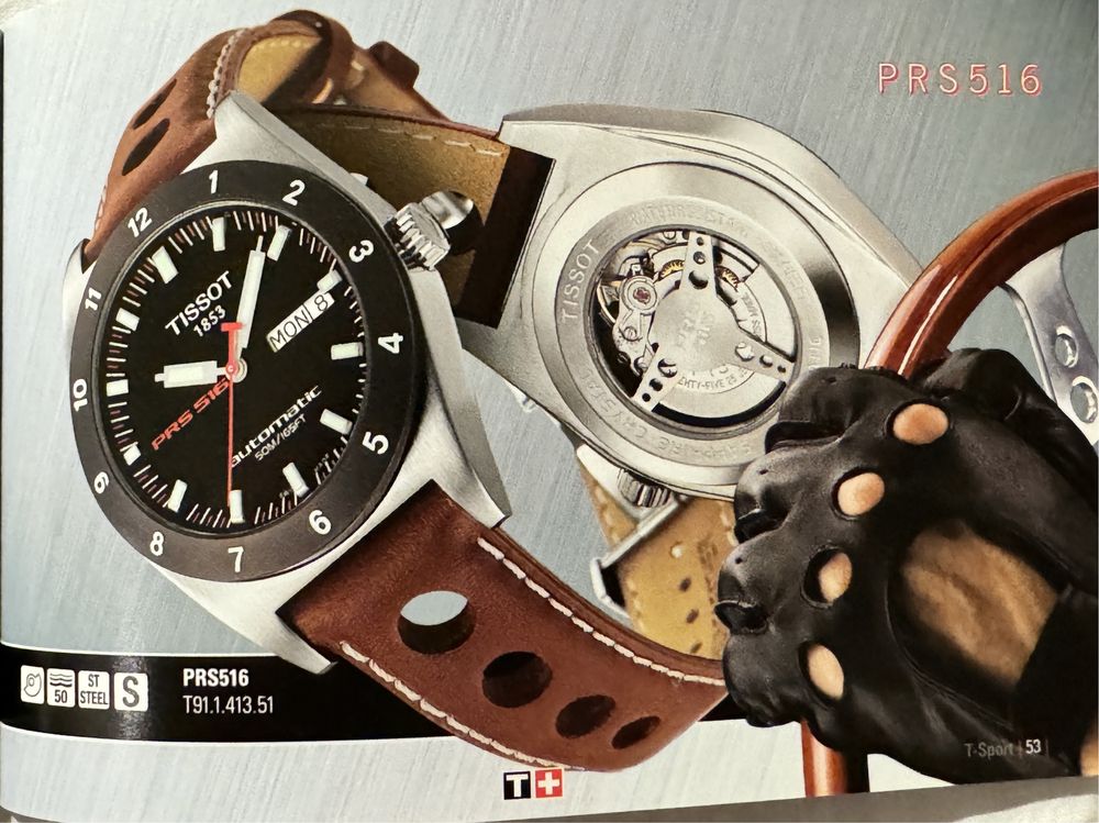 Tissot PRS 516 em estado imaculado