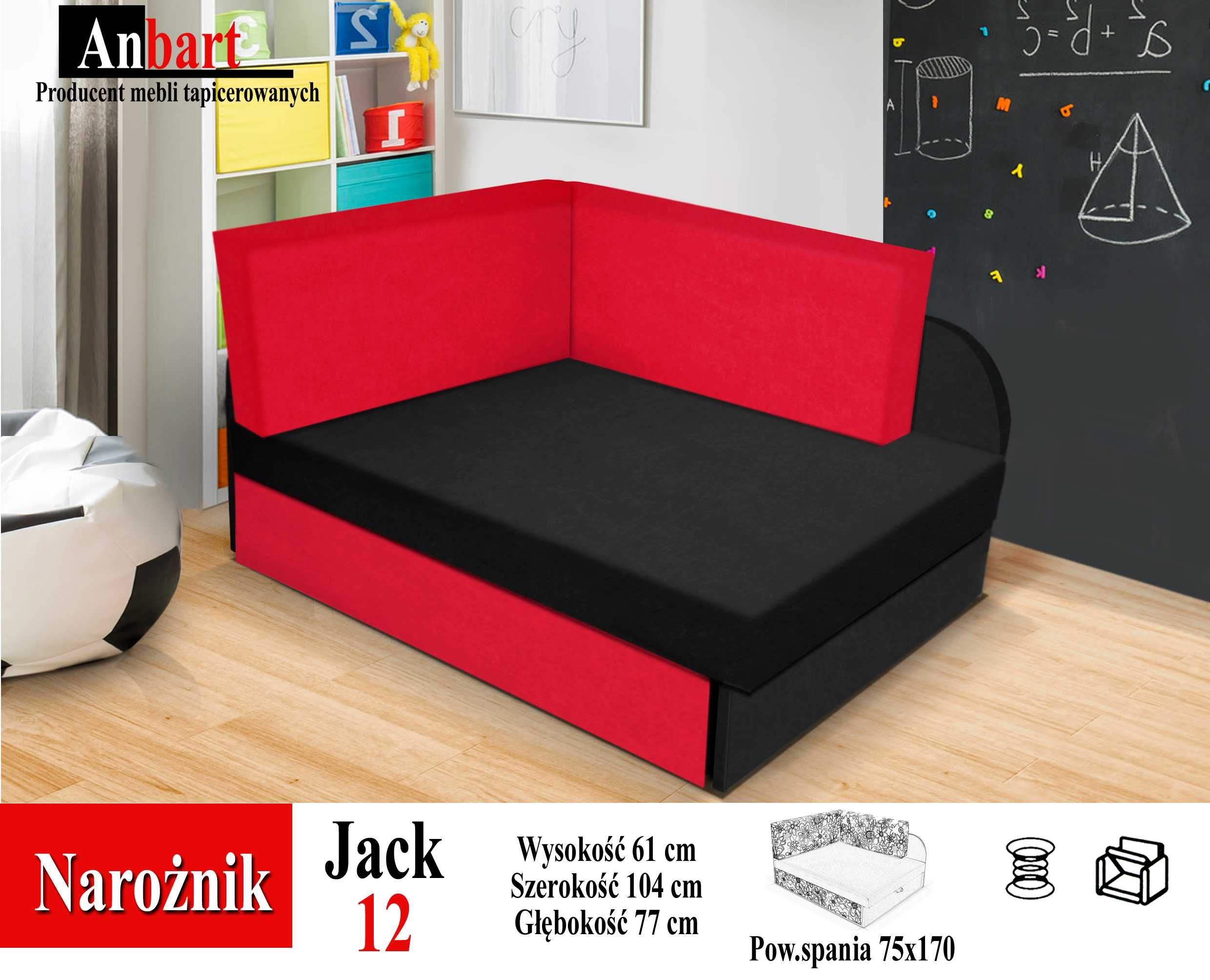 Narożnik DZIECIĘCY Kubuś Sofa Rozkładana Funkcja spania Dostawa