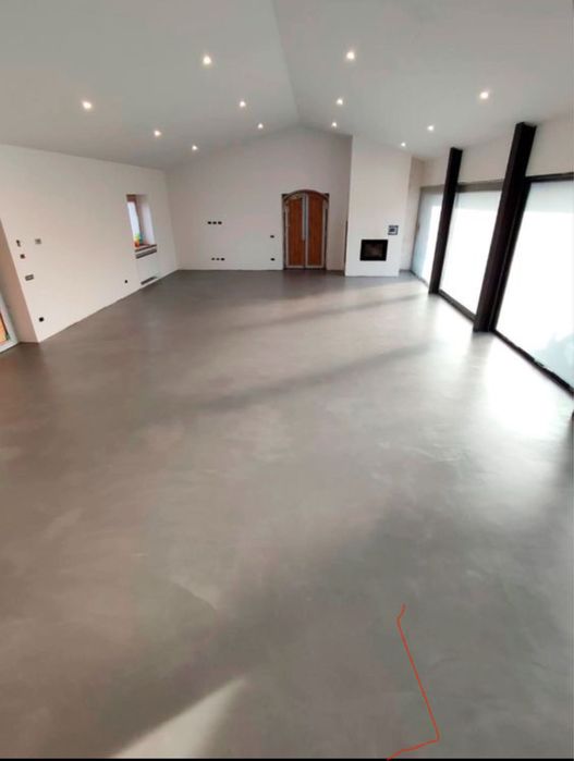 Mikrocement posadzki ściany łazienki meble