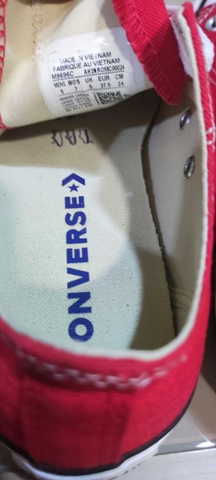 All star converse vermelhas