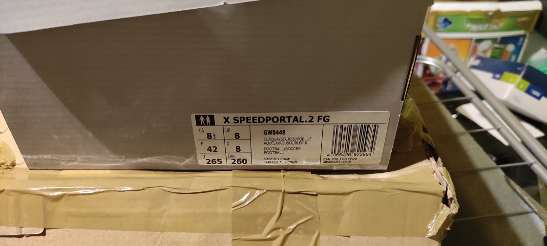 Nowe korki pół profesjonalne adidas X Speedportal.2 FG roz. 42