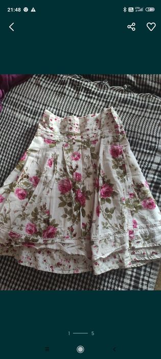 Legginsy dziewczęce i 2 spódniczki