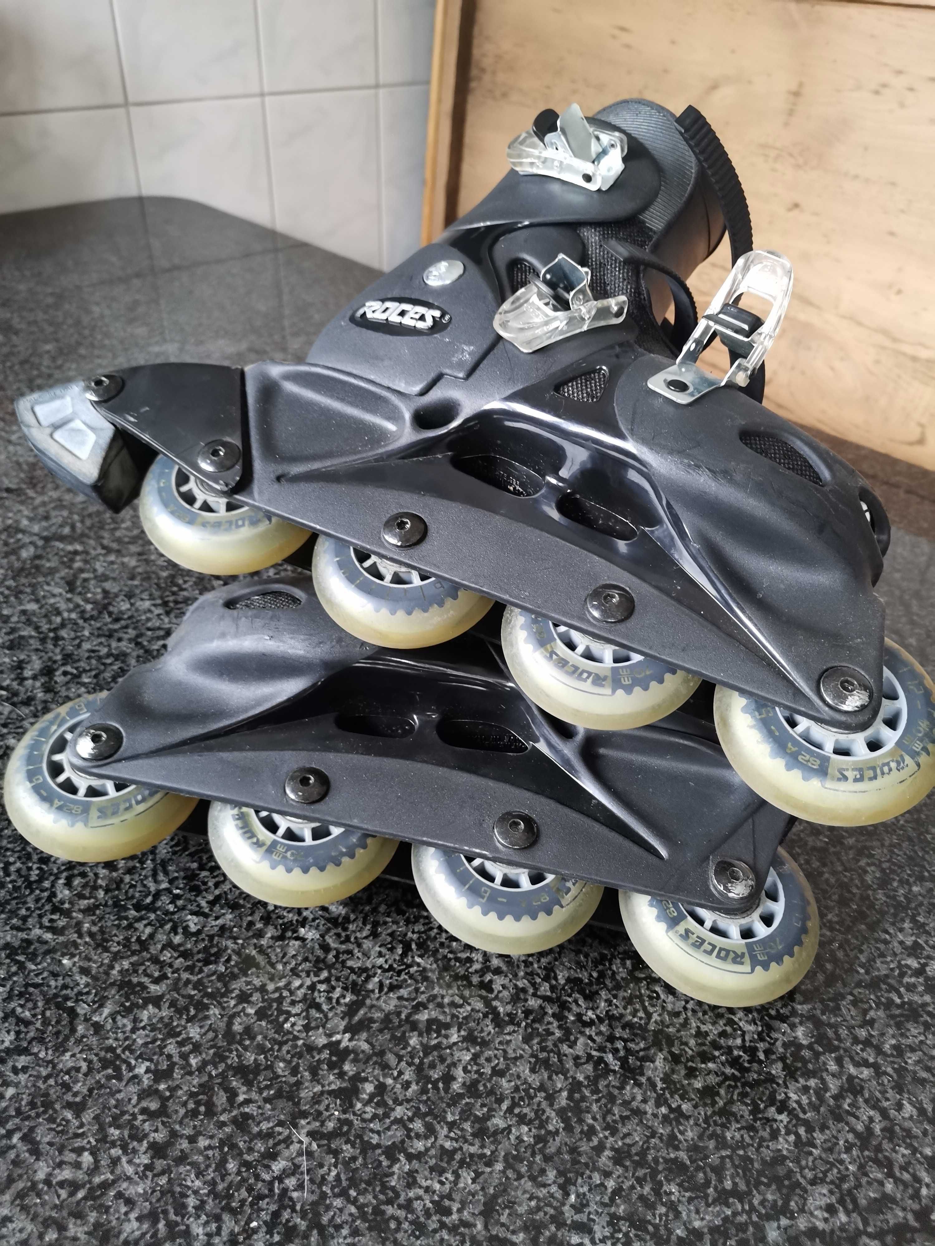 Patins de Gelo e rodas em Linha