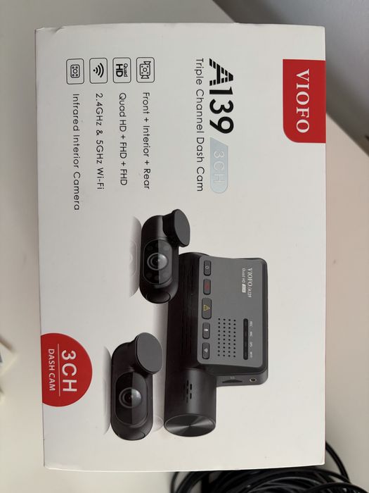 Viofo A139 3CH wideorejestrator, kamera samochodowa