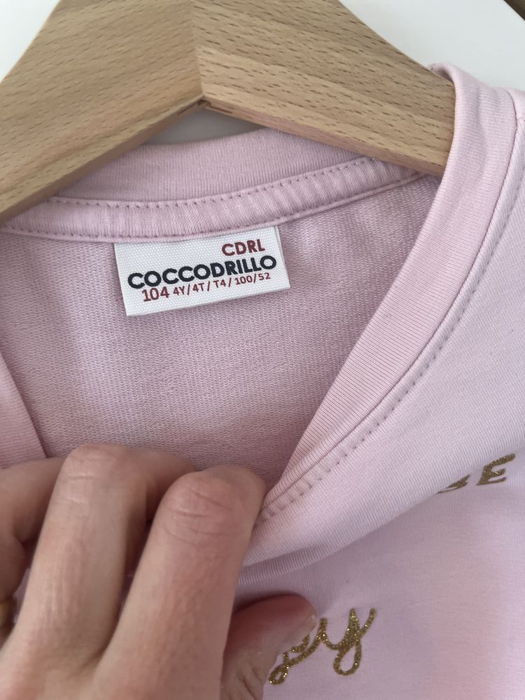 Cienka bluz coccodrillo r. 104 rozowa