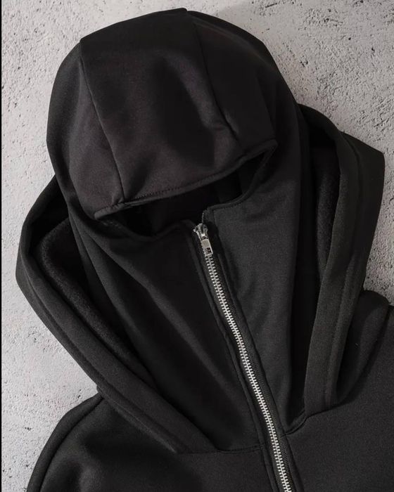 Жіночий костюм Manto/Манто оверсайз на флісі з маскою (худі+штани)