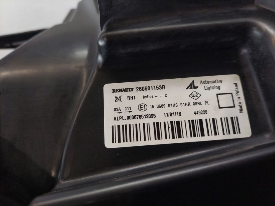 Ótica / farol esquerda DACIA Duster (HS_)