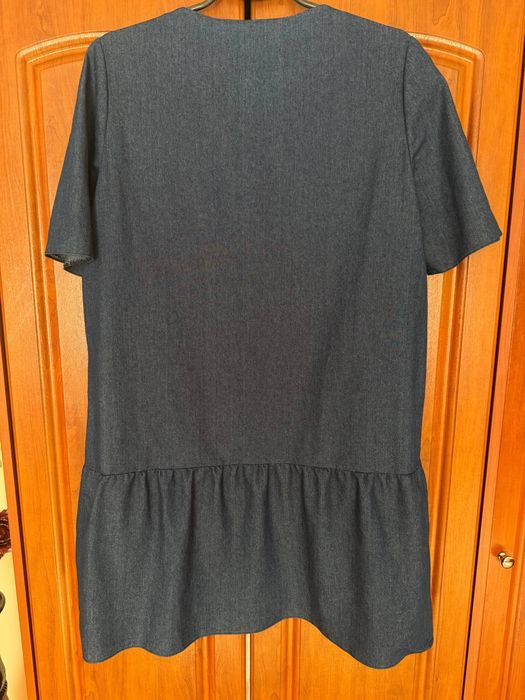 плаття джинсове з вищиванкою