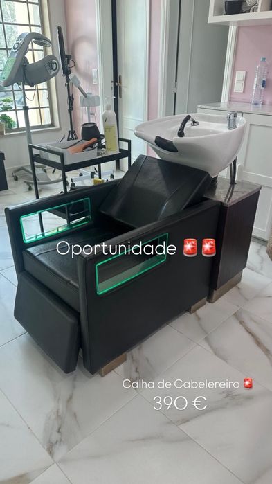 Calha de cabeleireiro