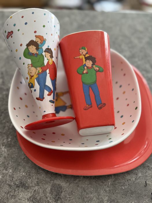 Conjunto prato copo Ruca