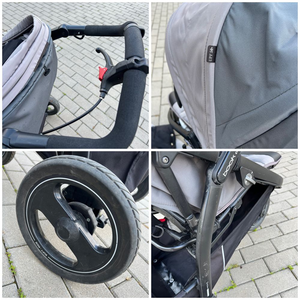 Wózek Peg Perego 3w book cross do biegania torba trójkołowy