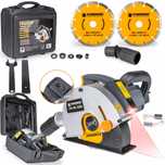 Bruzdownica elektryczna 3000W 14/19/29mm 2x tarcza 150mm WALIZKA LASER