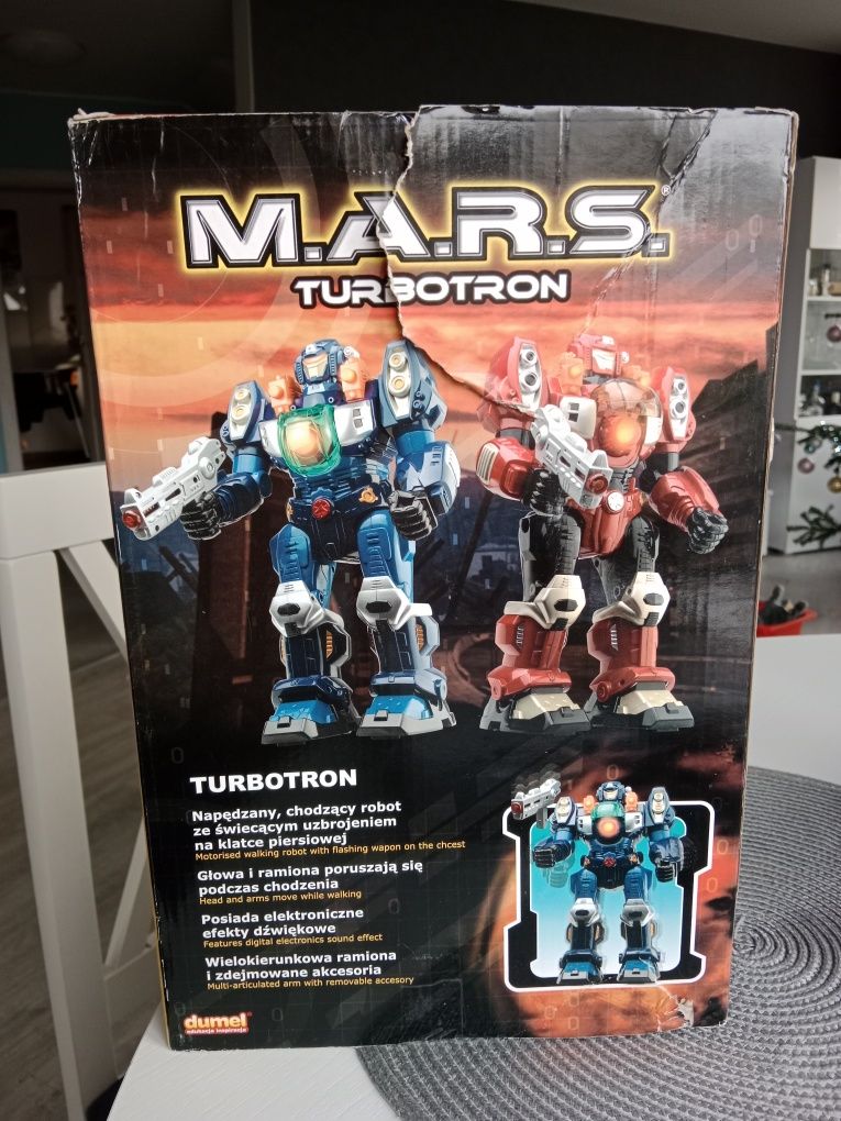 robot mars turbotron czerwony