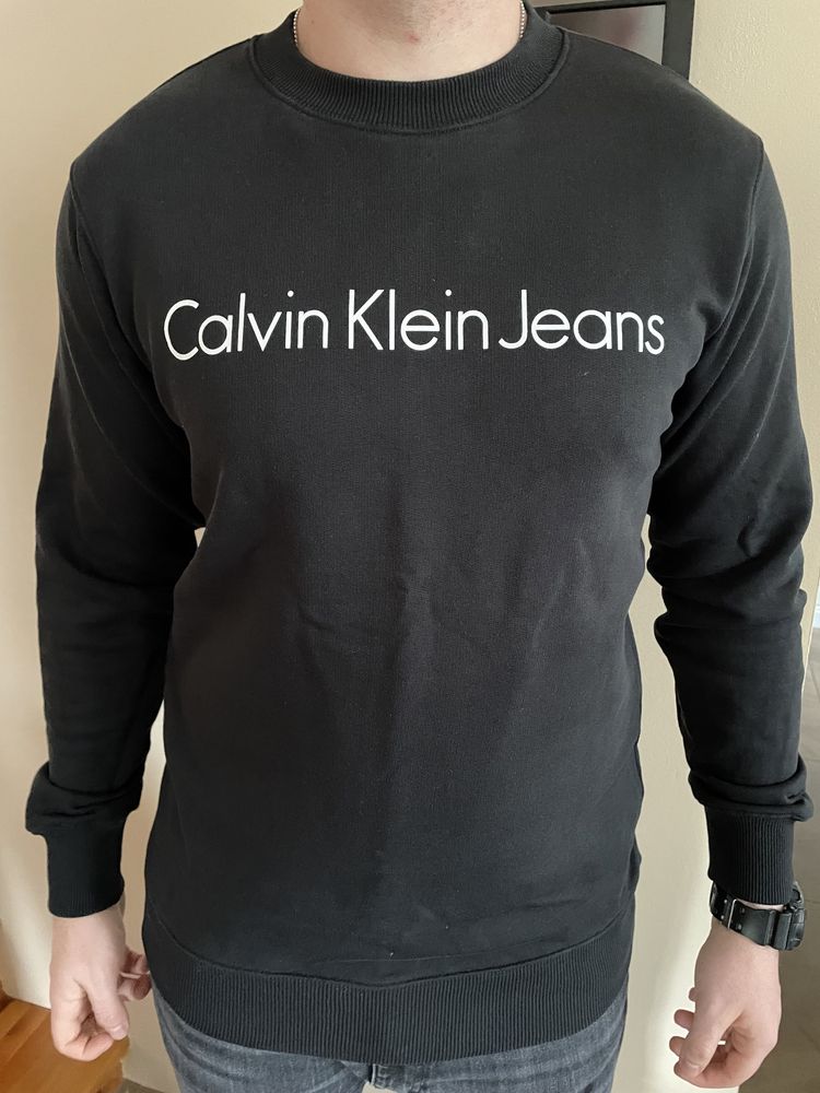 Calvin Klein czarna bluza męska