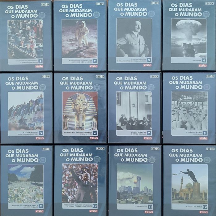 12 DVD Colecção BBC "Os dias que mudaram o mundo"