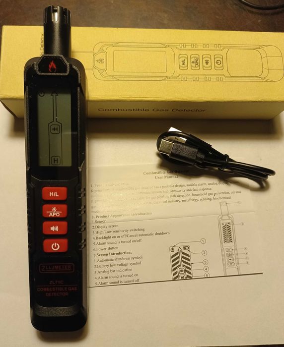 Датчик протечки природного газа