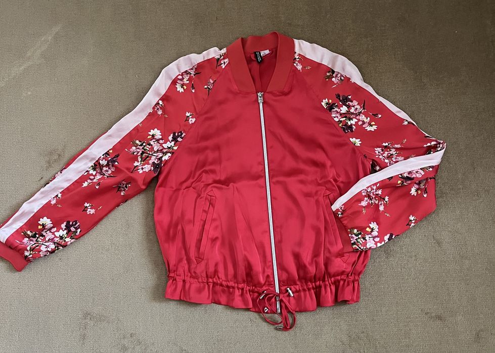 Blusão vermelho fuscia H&M